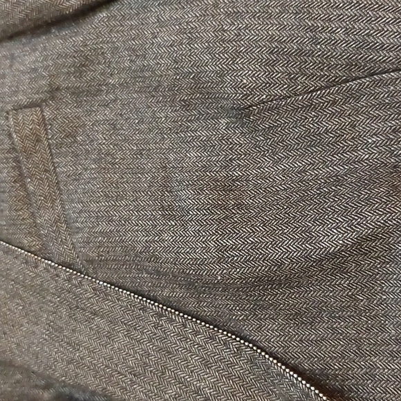 Diesel Black gold linen wool blend one botton blazer jacket size S - Picture 5 of 12